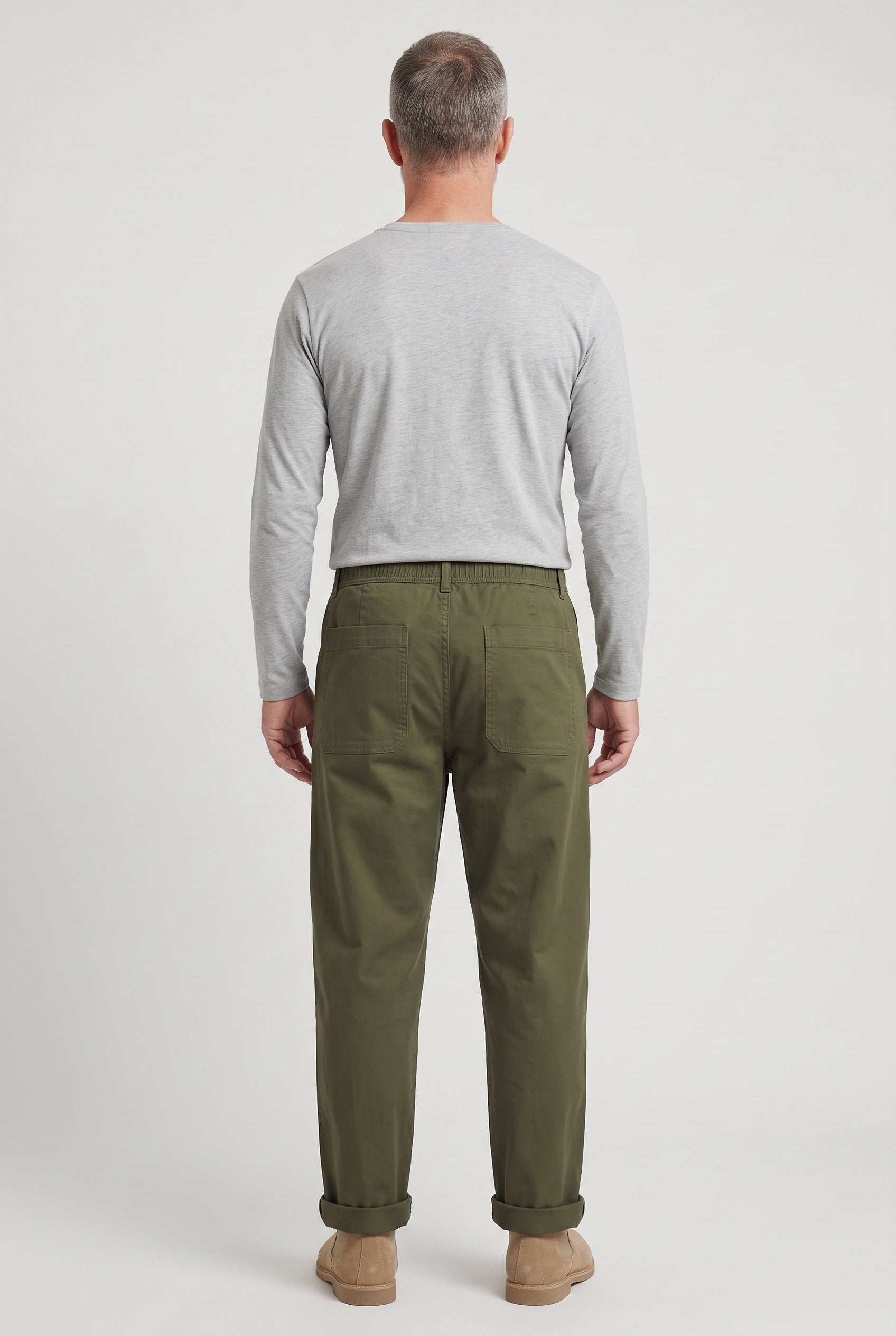 Men's Work Pants | Straight Leg Patch Pockets - 3