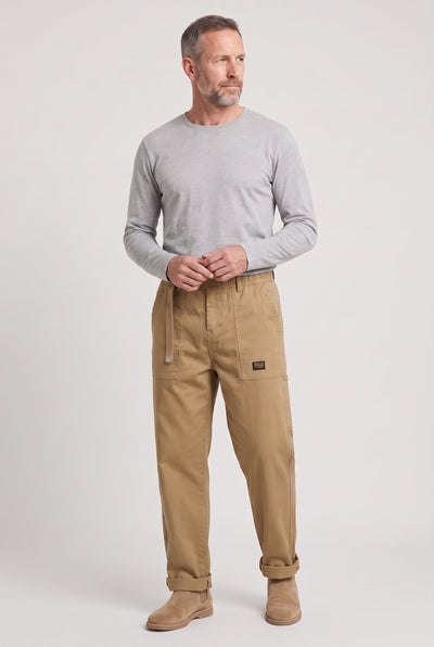 Men's Work Pants | Straight Leg Patch Pockets - 6