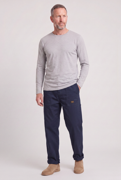 Men's Work Pants | Straight Leg Patch Pockets - 7