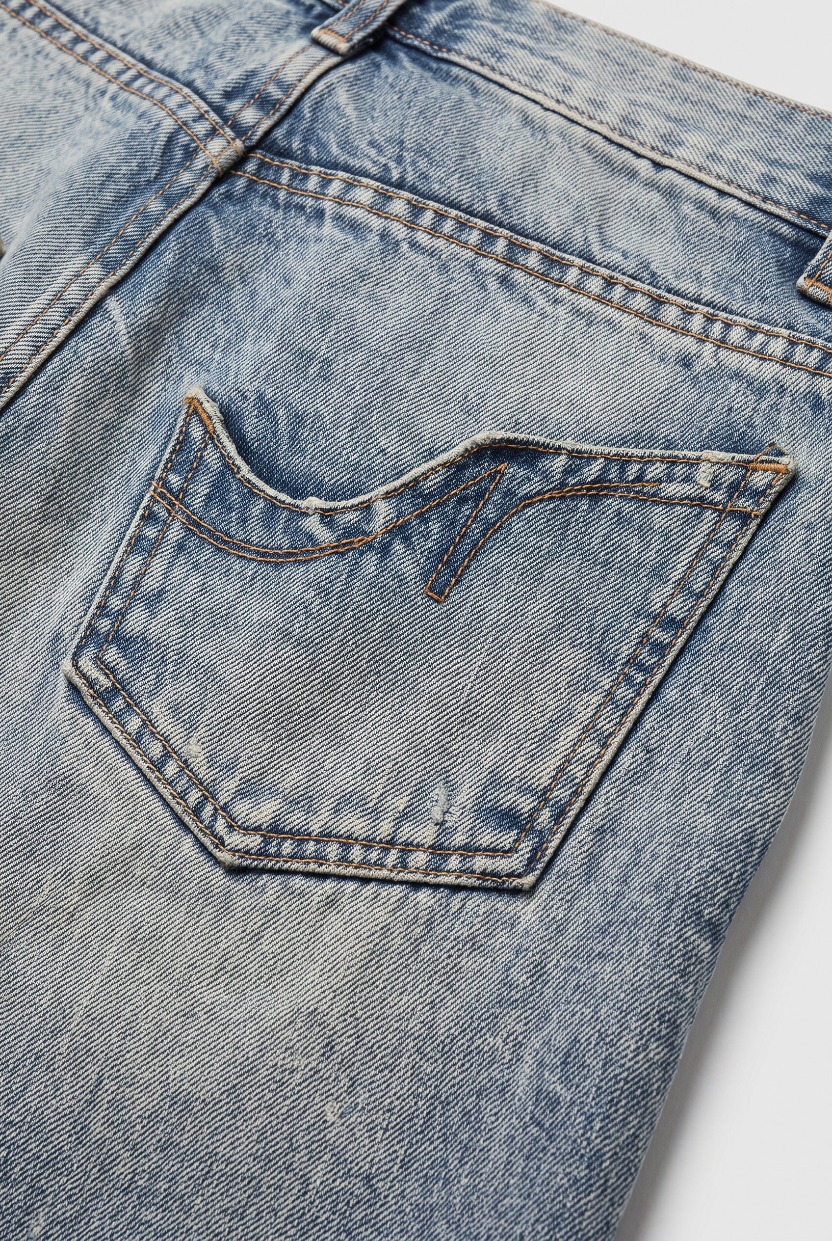 Women's Baggy Jeans | Wide Leg Vintage Wash - 4