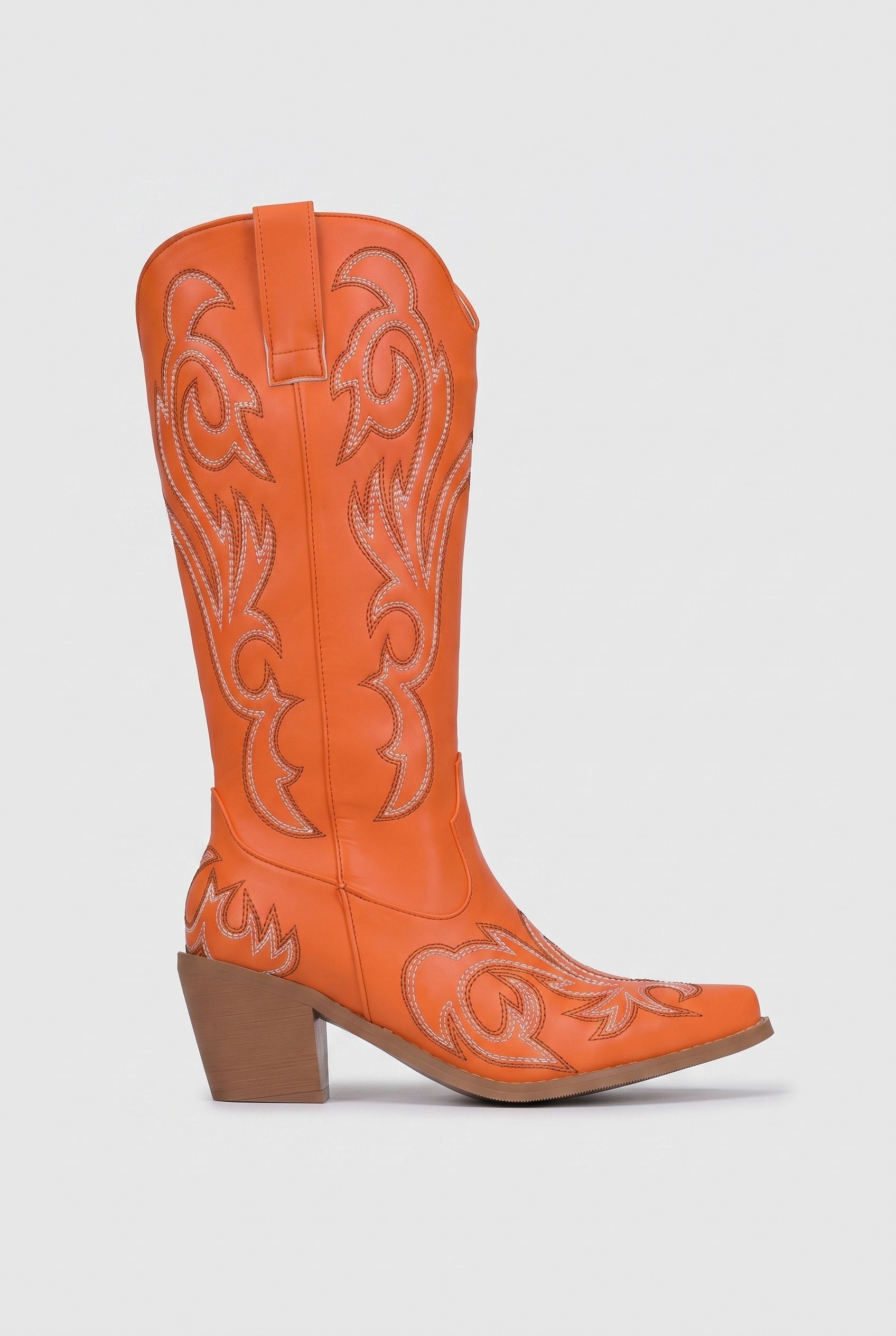 Women's Cowboy Boots | Embroidered Snip Toe - 1