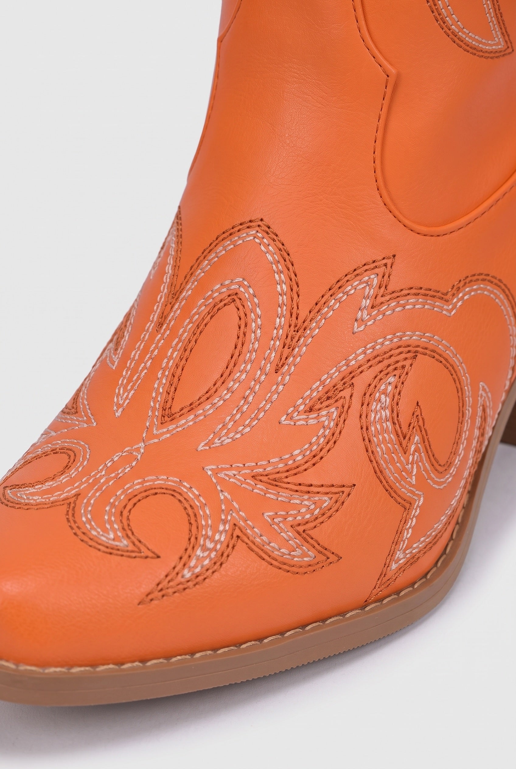 Women's Cowboy Boots | Embroidered Snip Toe - 3