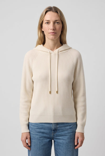 Women's Hoodie | Ribbed Knit with Drawcord - 1