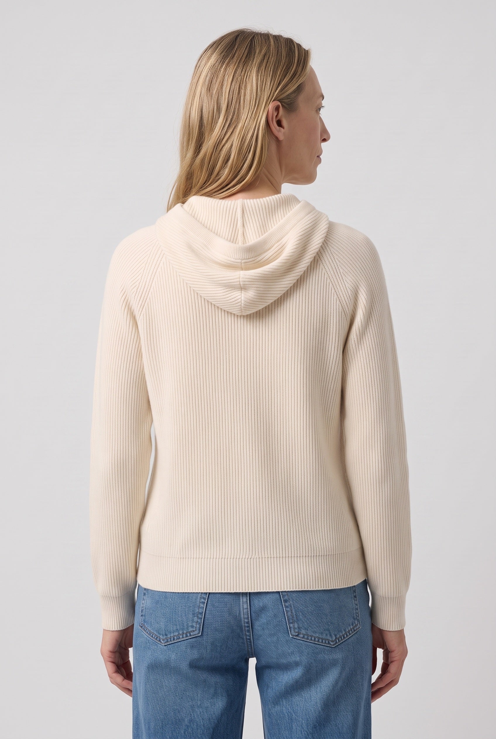 Women's Hoodie | Ribbed Knit with Drawcord - 2