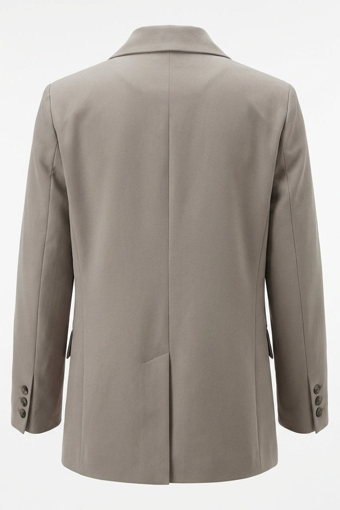 Women's Jacket | Double Breasted Blazer Notch Lapel - 5