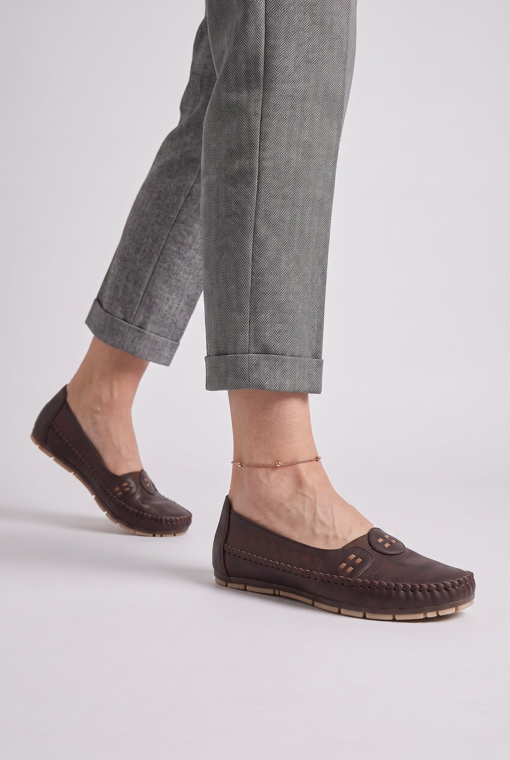 Women's Loafers | Moccasin Stitch with Flexible Sole - 2