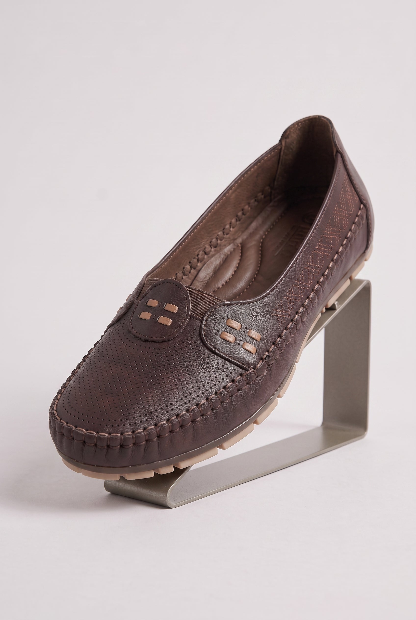 Women's Loafers | Moccasin Stitch with Flexible Sole - 3