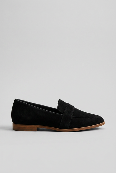 Women's Loafers | Pointed Toe with Low Stacked Heel - 6