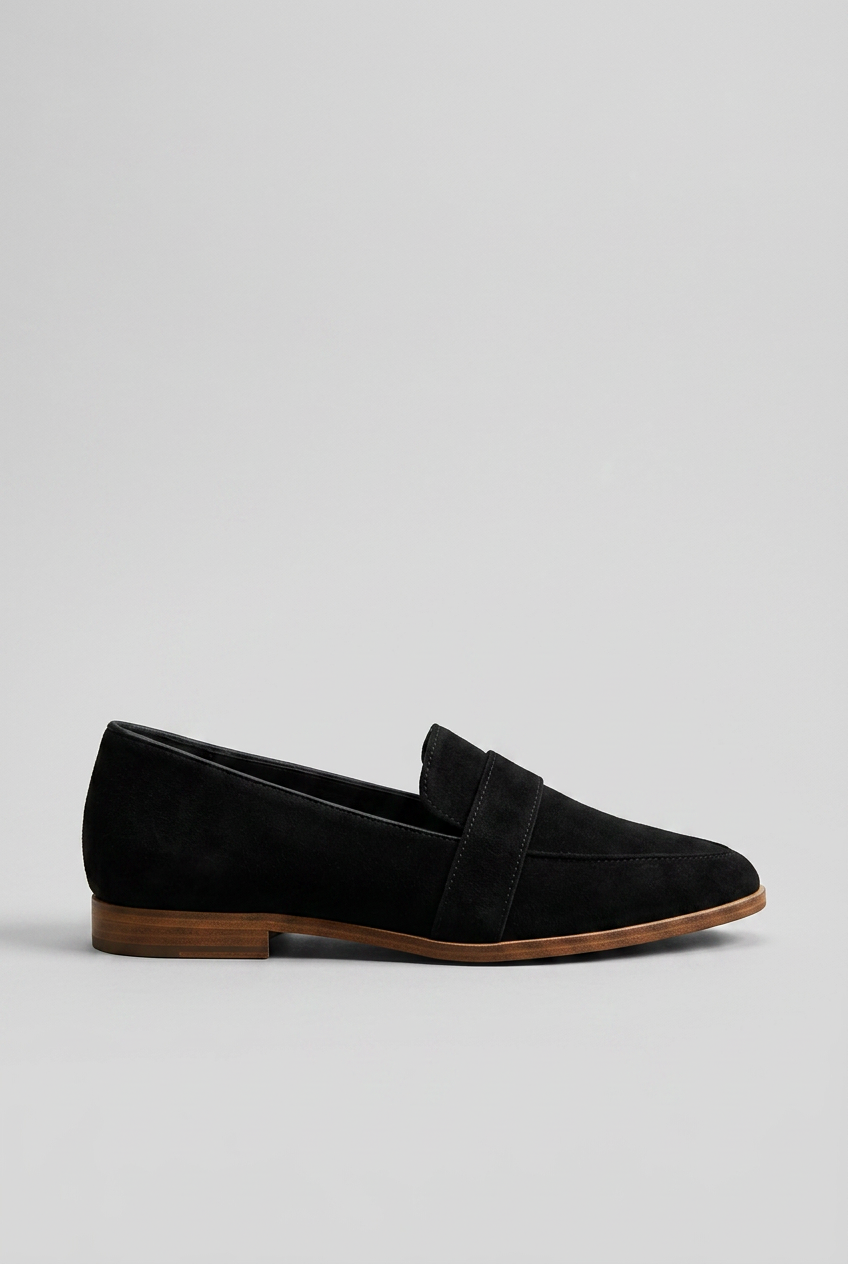 Women's Loafers | Pointed Toe with Low Stacked Heel - 6