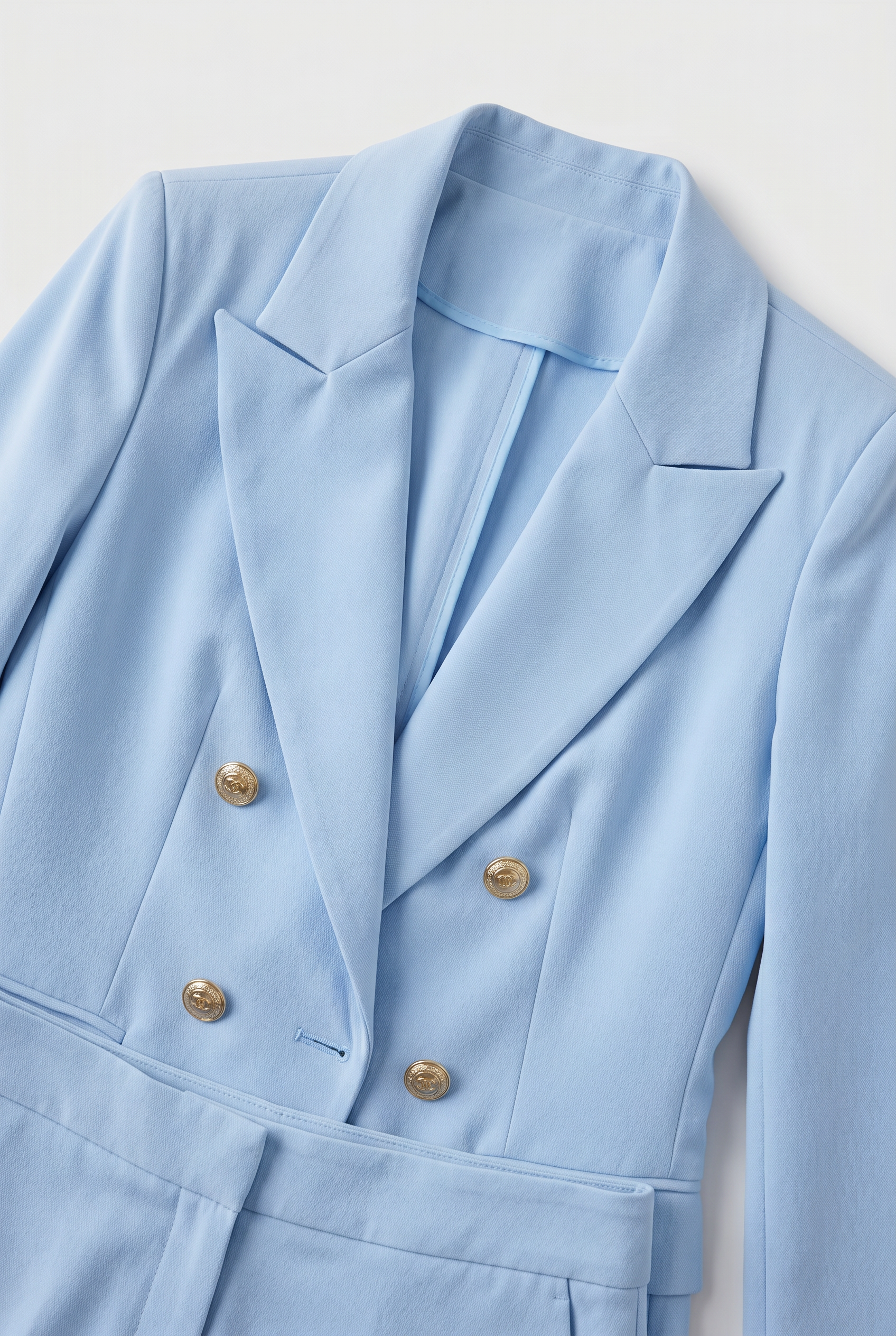 Women's Pant Suit | Double Breasted with Peak Lapel - 3