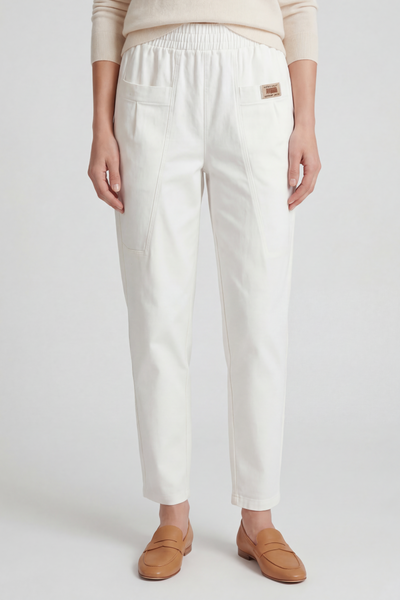Women's Pants | Straight Leg Elastic Waist - 1
