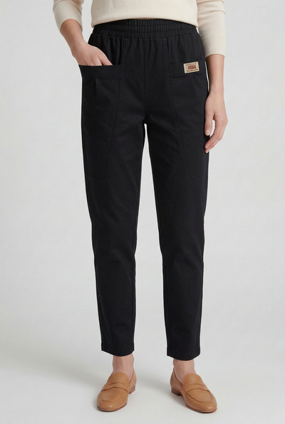 Women's Pants | Straight Leg Elastic Waist - 5
