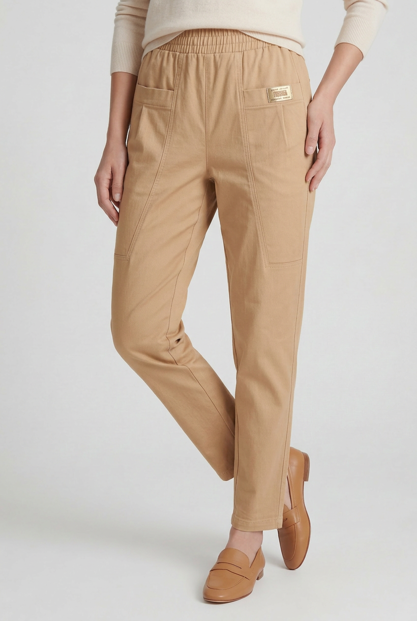 Women's Pants | Straight Leg Elastic Waist - 6