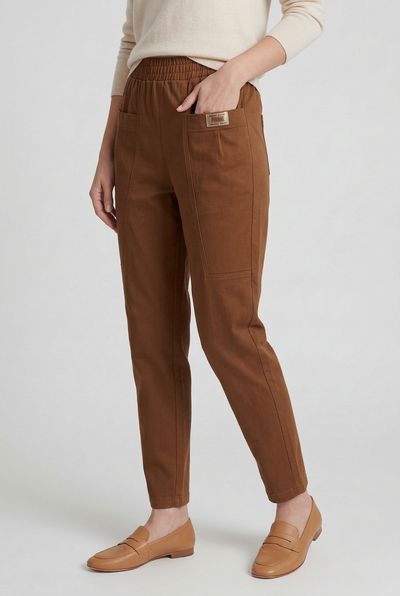 Women's Pants | Straight Leg Elastic Waist - 7