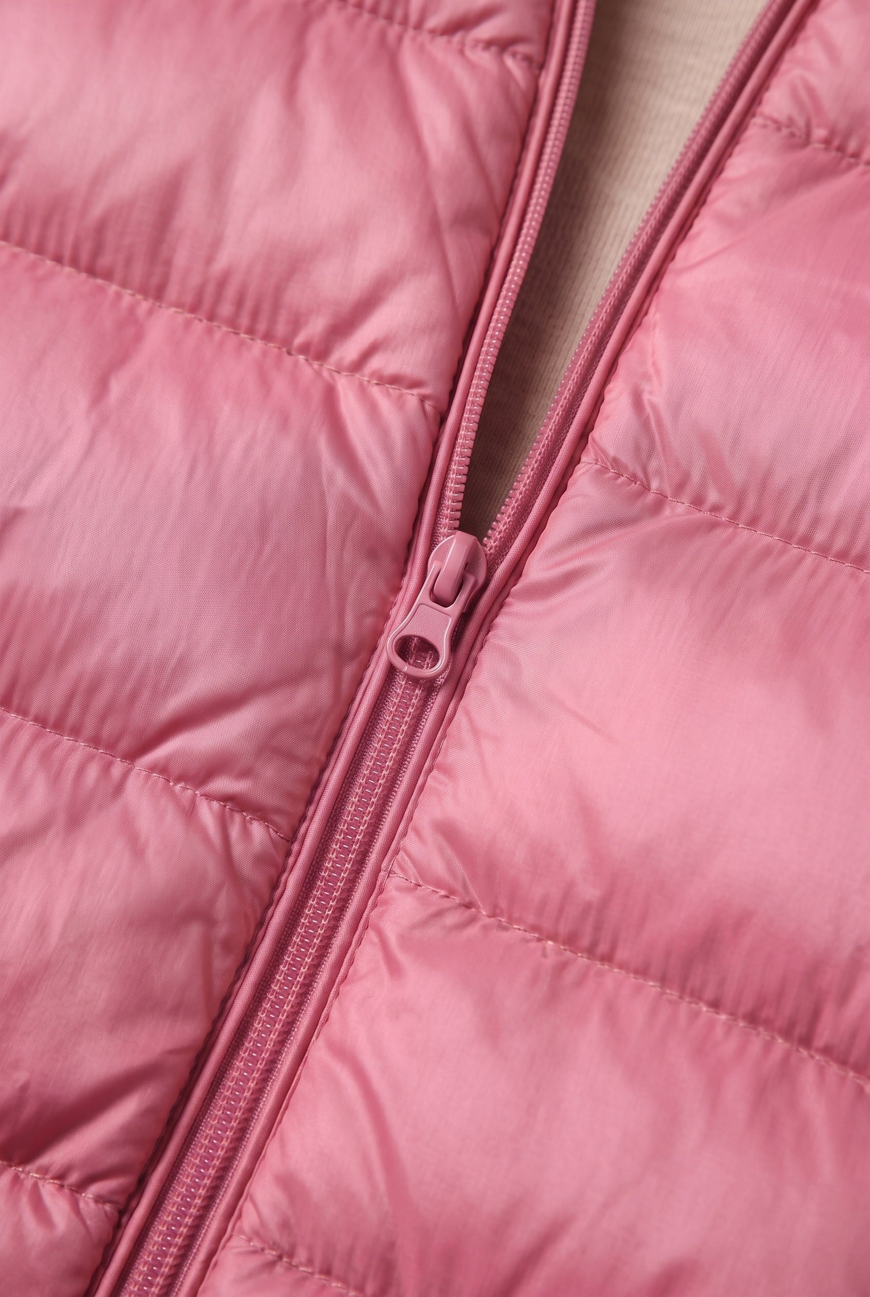 Women's Puffer Coat | Hooded Longline Zip Front - 5