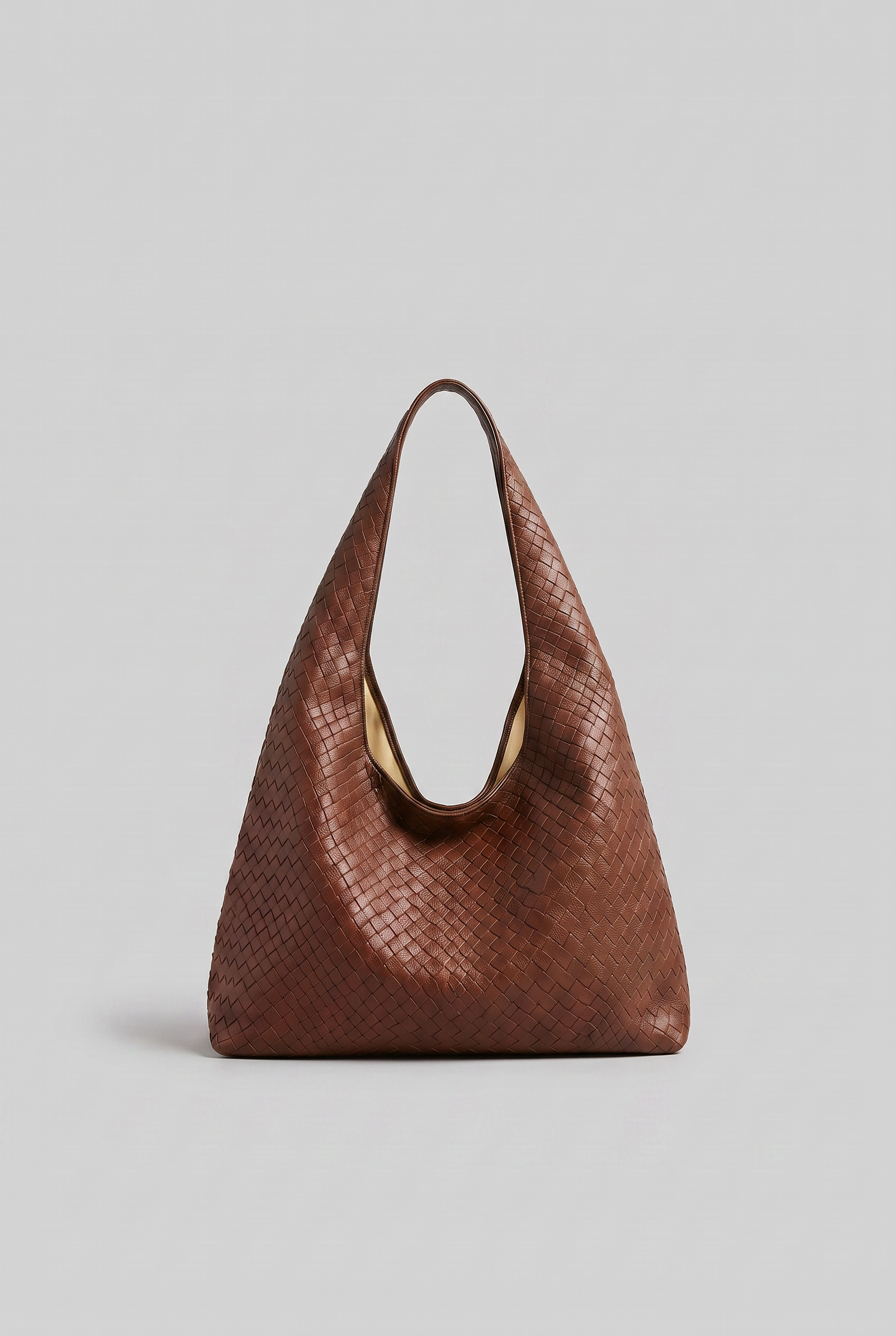 Women's Shoulder Bag | Woven Finish with Top Zip - 1