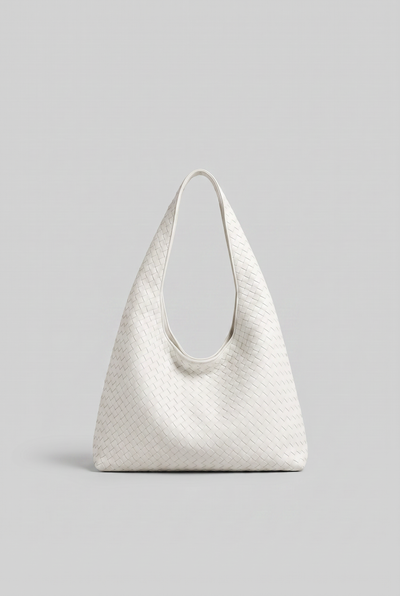 Women's Shoulder Bag | Woven Finish with Top Zip - 2