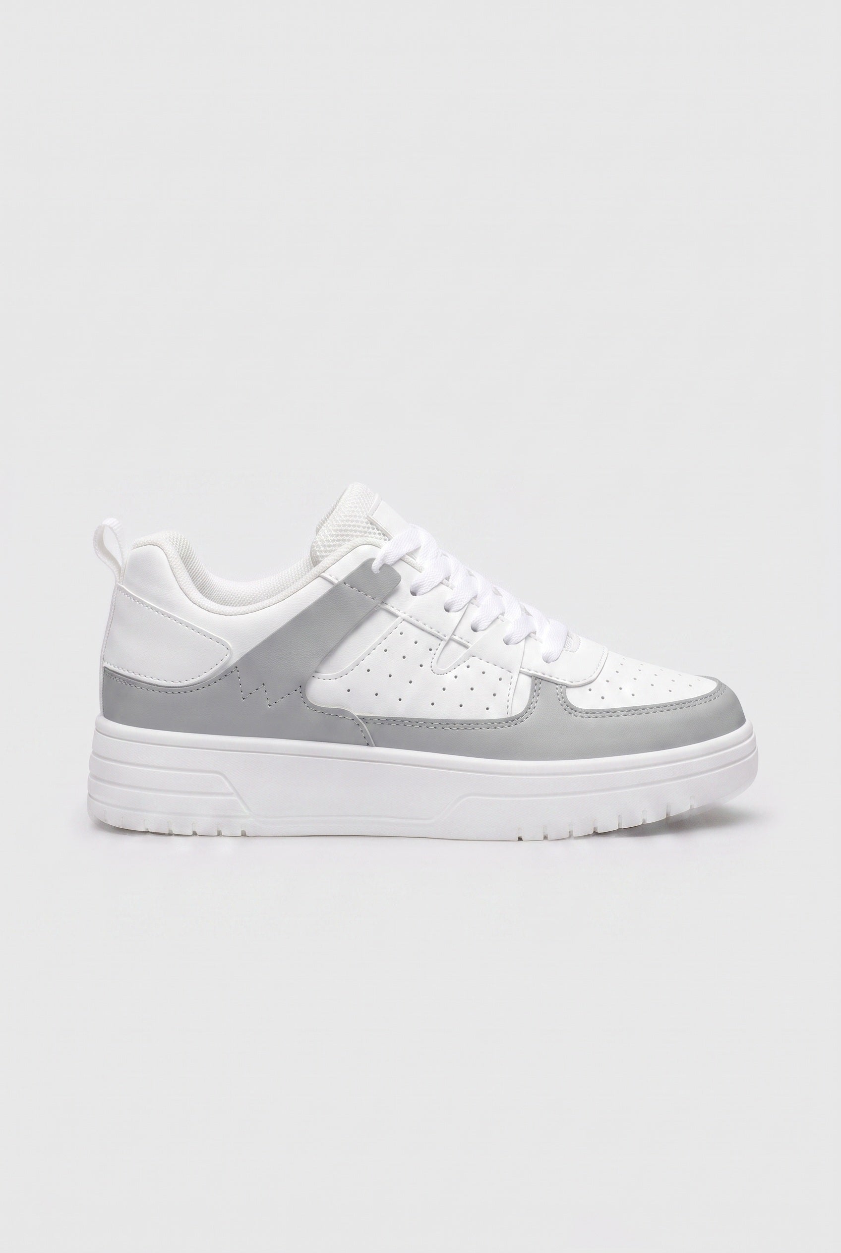 Women's Sneakers | Chunky Sole with Color Block Panels - 8
