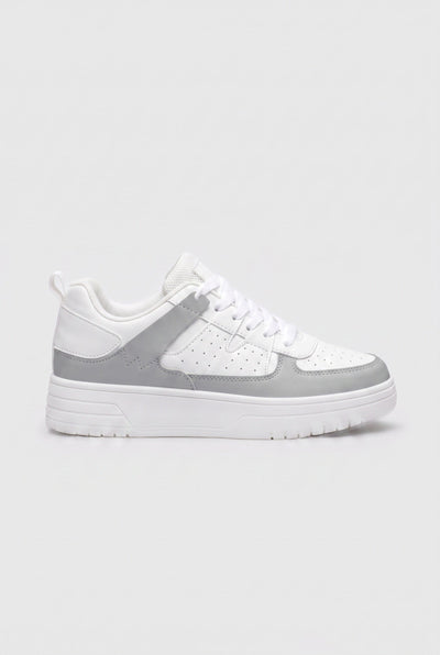 Women's Sneakers | Chunky Sole with Color Block Panels - 8