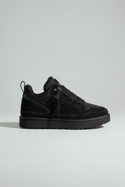 Women's Sneakers | Faux Shearling Collar with Lug Sole - 6