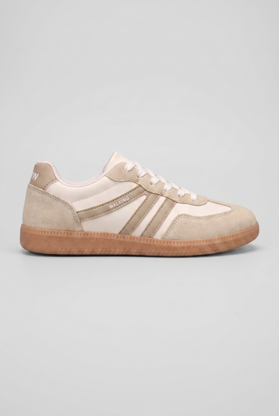 Women's Sneakers | Gum Sole with Side Stripes - 1