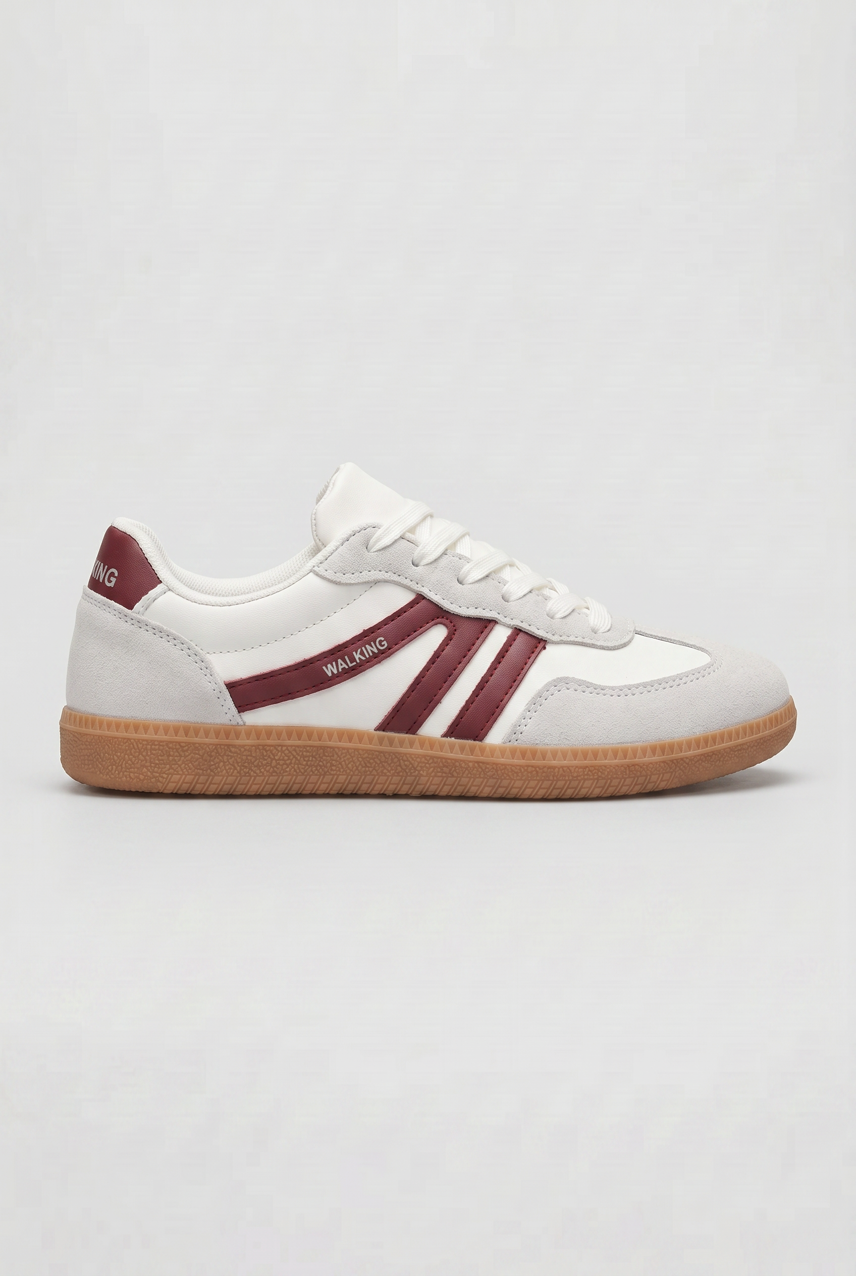 Women's Sneakers | Gum Sole with Side Stripes - 6
