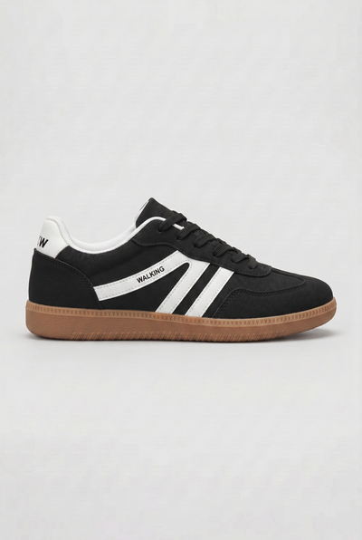 Women's Sneakers | Gum Sole with Side Stripes - 7