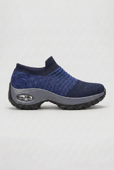Women's Sneakers | Sock Knit Slip-On with Contoured Midsole - 12