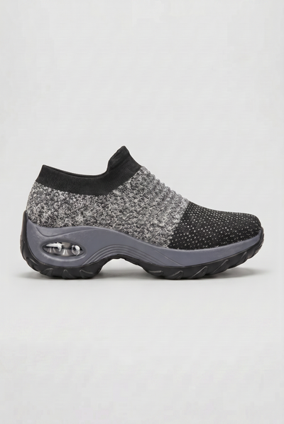 Women's Sneakers | Sock Knit Slip-On with Contoured Midsole - 5