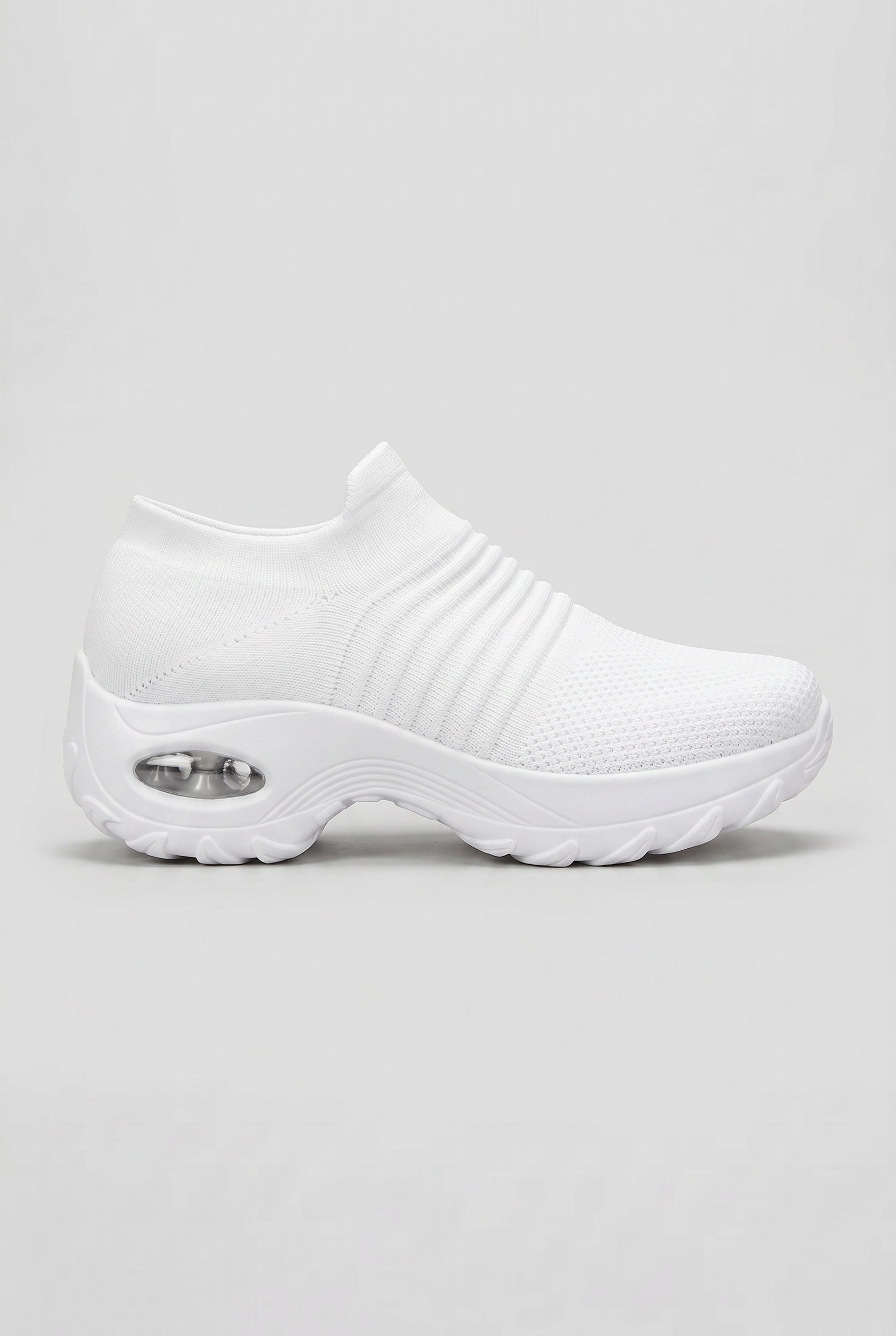 Women's Sneakers | Sock Knit Slip-On with Contoured Midsole - 7