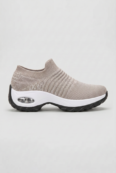 Women's Sneakers | Sock Knit Slip-On with Contoured Midsole - 8