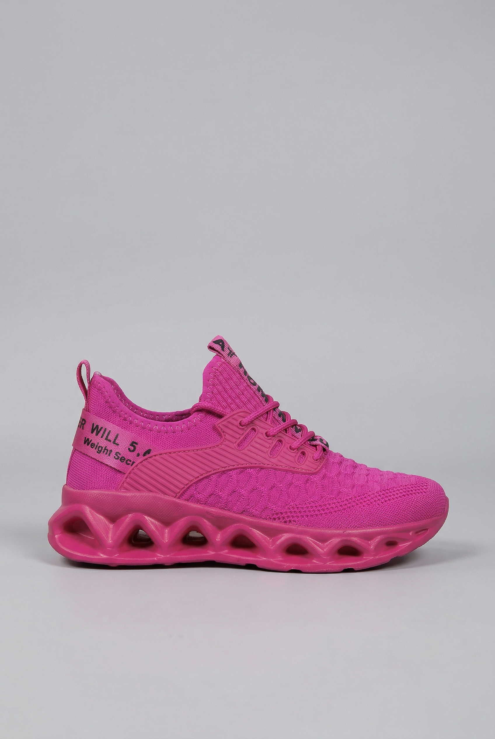 Women's Sneakers | Wave Cutout Sole with Knitted Upper - 4