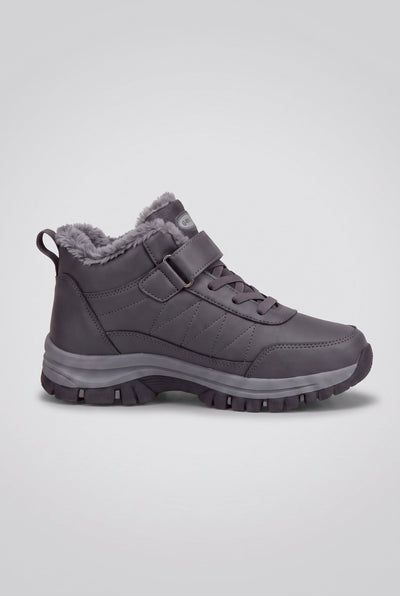 Women's Snow Boots | Lace-Up with Faux Fur Lining - 5