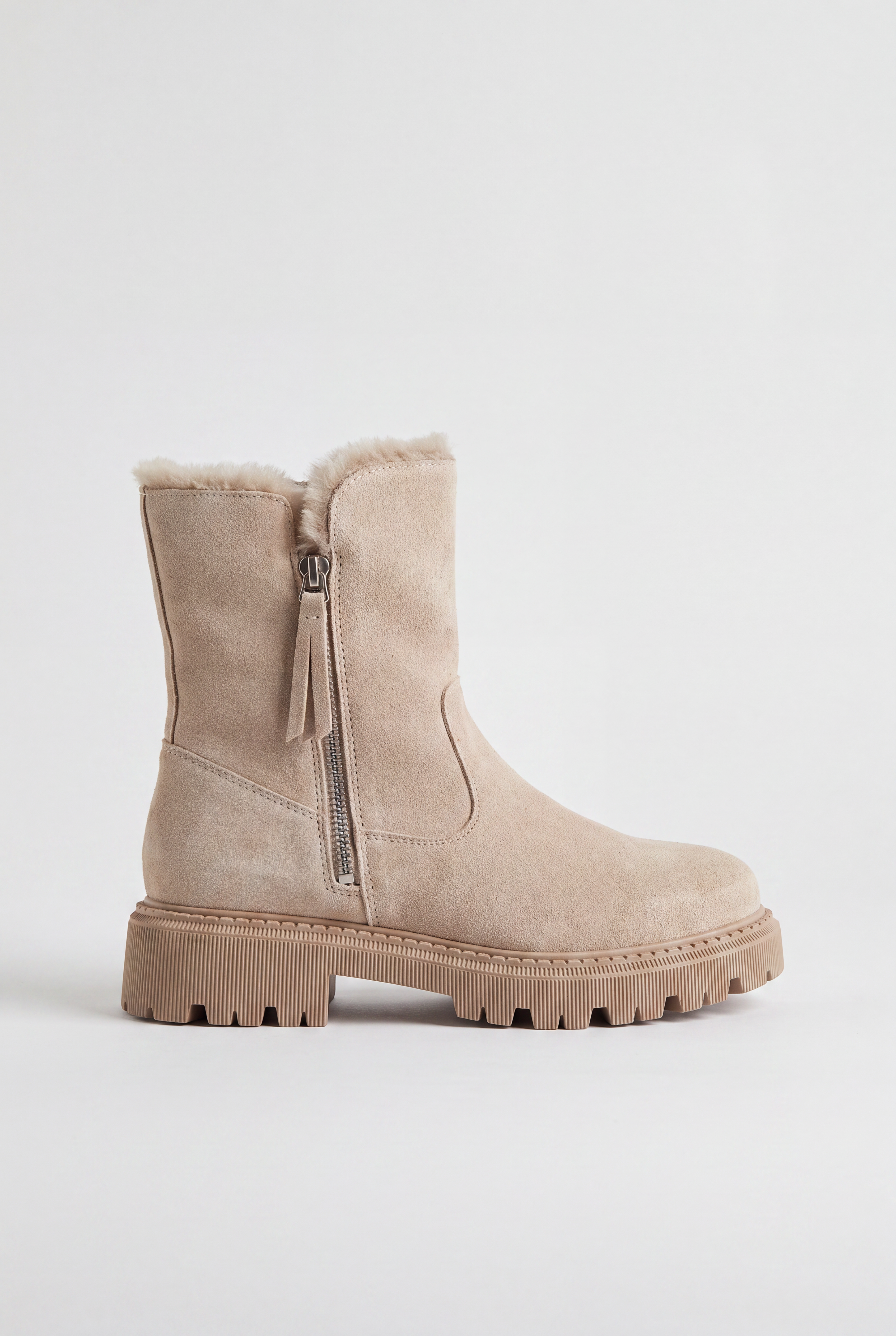 Women's Snow Boots | Side Zip Lug Sole - 5