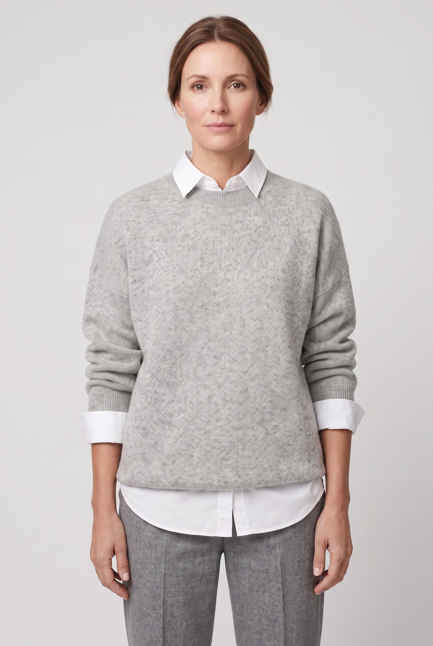 Women's Sweater | Crew Neck Drop Shoulder - 1