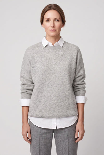Women's Sweater | Crew Neck Drop Shoulder - 1