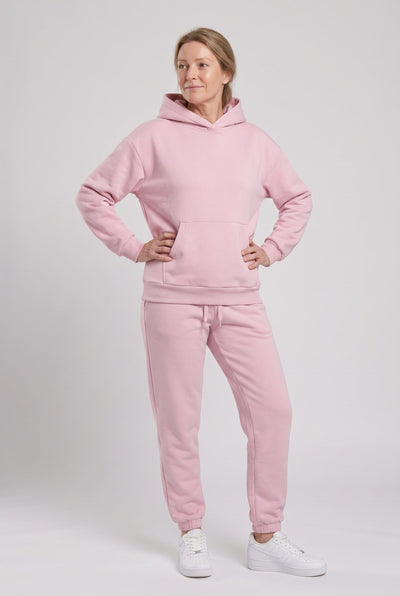 Women's Tracksuit | Hooded Pullover with Cuffed Ankles - 5