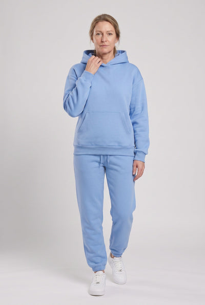 Women's Tracksuit | Hooded Pullover with Cuffed Ankles - 7